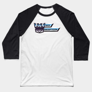 Nice Decepticon Baseball T-Shirt